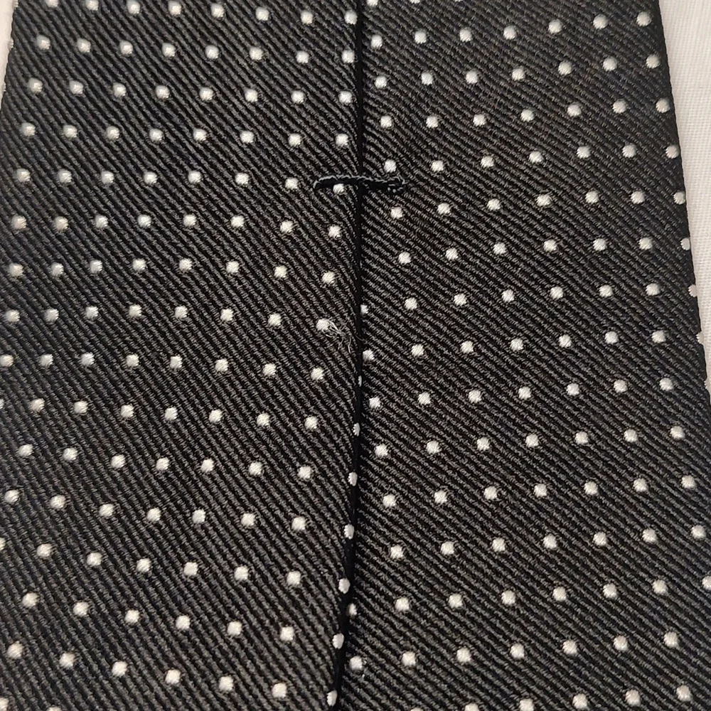 🎉Polo by Ralph Lauren black and white polkadot tie - Picture 3 of 5